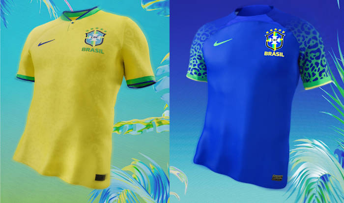 Brazil's 2022 World Cup jerseys